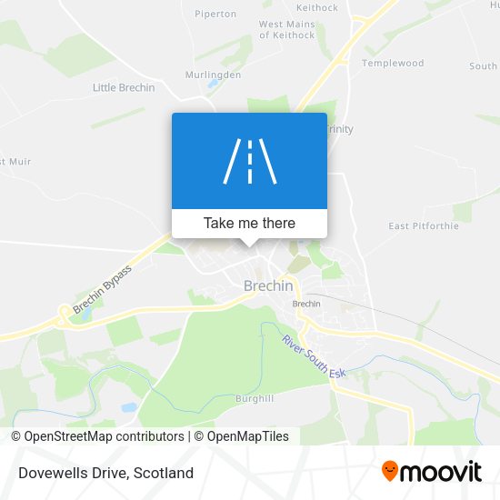 Dovewells Drive map