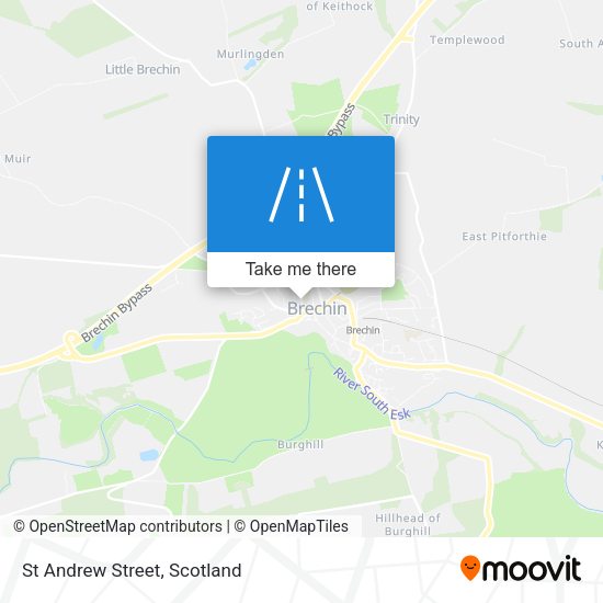 St Andrew Street map