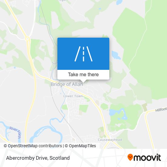 Abercromby Drive map