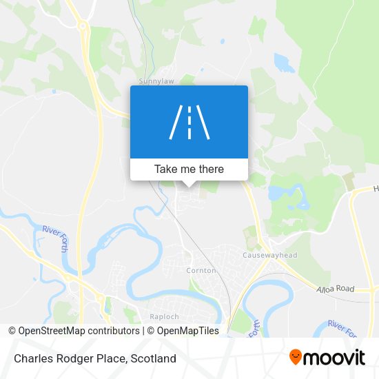 Charles Rodger Place map