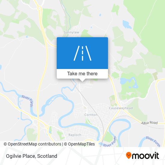 Ogilvie Place map