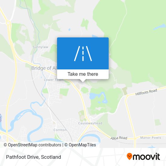 Pathfoot Drive map