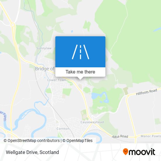 Wellgate Drive map