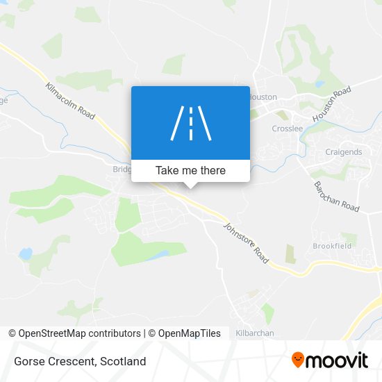 Gorse Crescent map