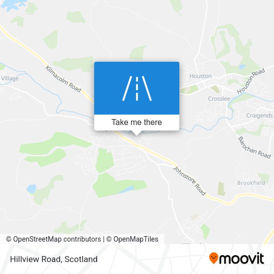 Hillview Road map