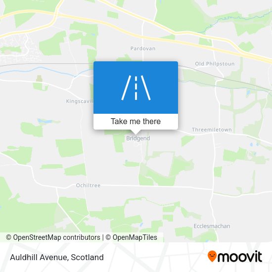 Auldhill Avenue map