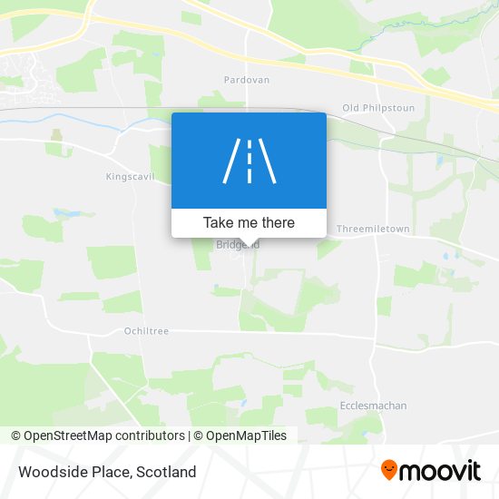 Woodside Place map