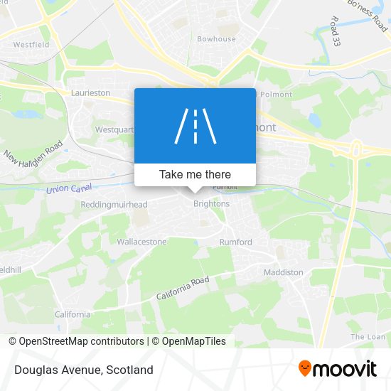 Douglas Avenue map