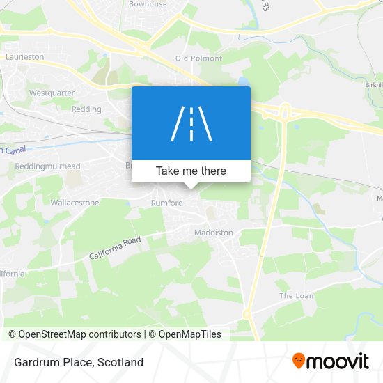 Gardrum Place map