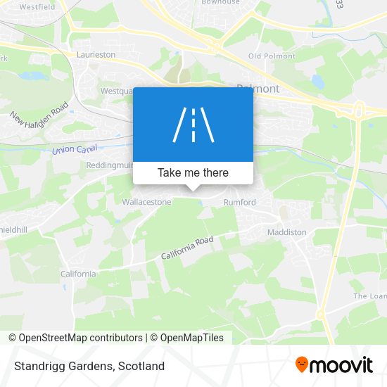 Standrigg Gardens map