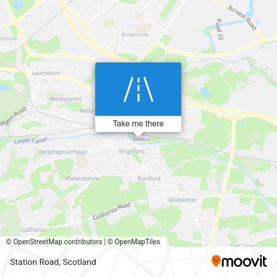 Station Road map