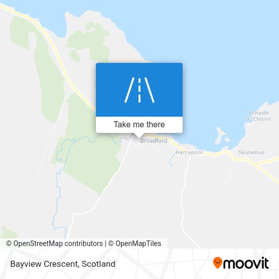 Bayview Crescent map