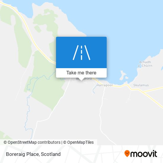 Boreraig Place map