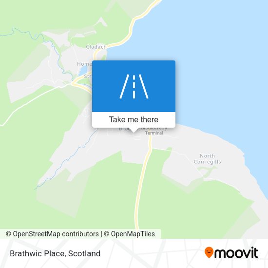 Brathwic Place map