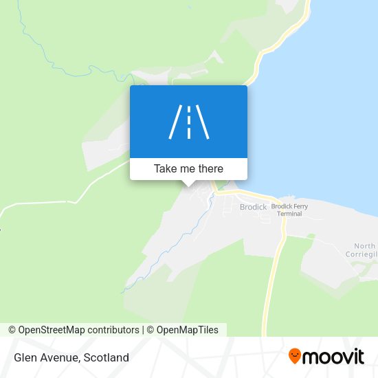 Glen Avenue map