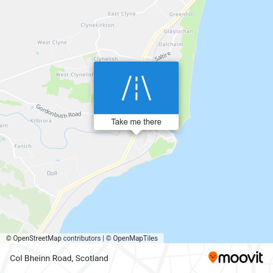 Col Bheinn Road map