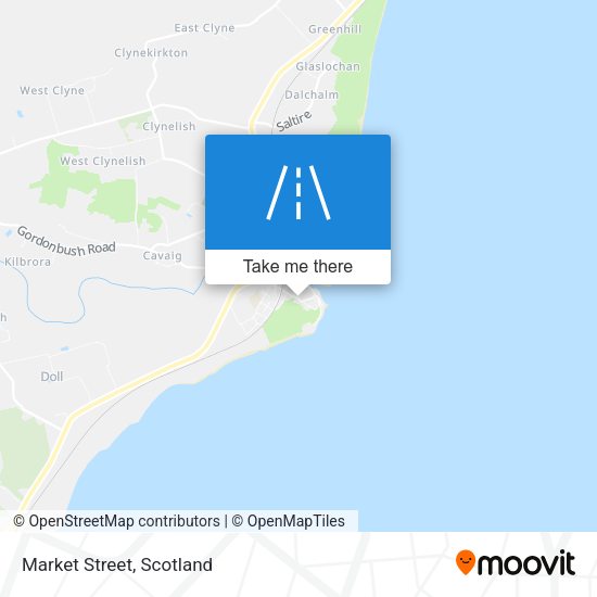 Market Street map