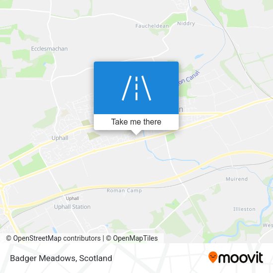 Badger Meadows map