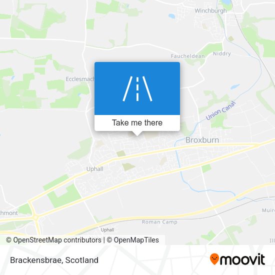 Brackensbrae map