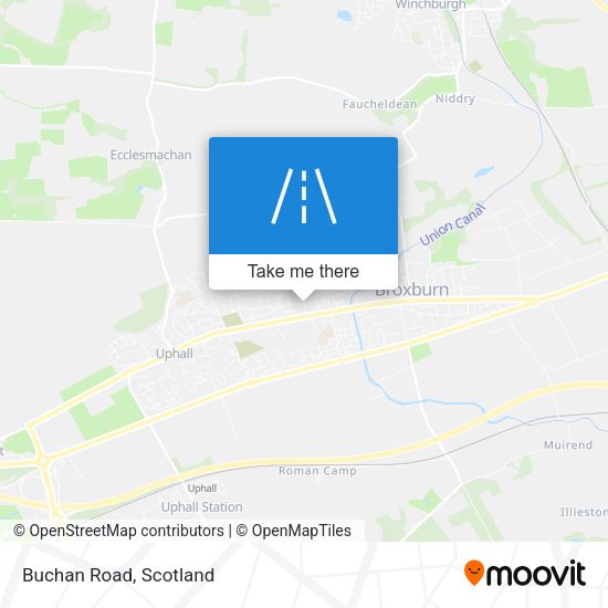 Buchan Road map