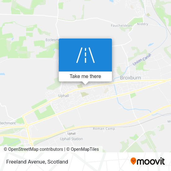 Freeland Avenue map