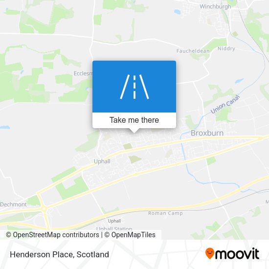 Henderson Place map