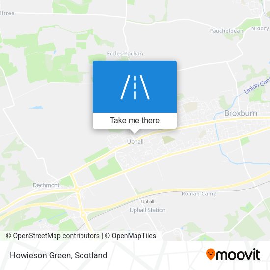 Howieson Green map