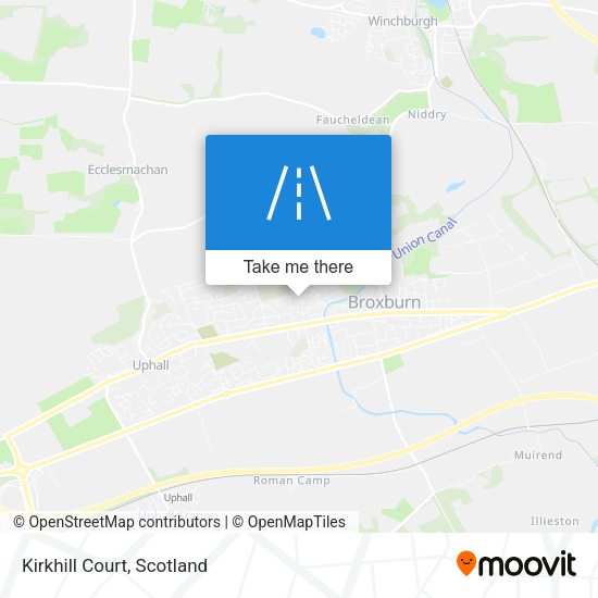 Kirkhill Court map