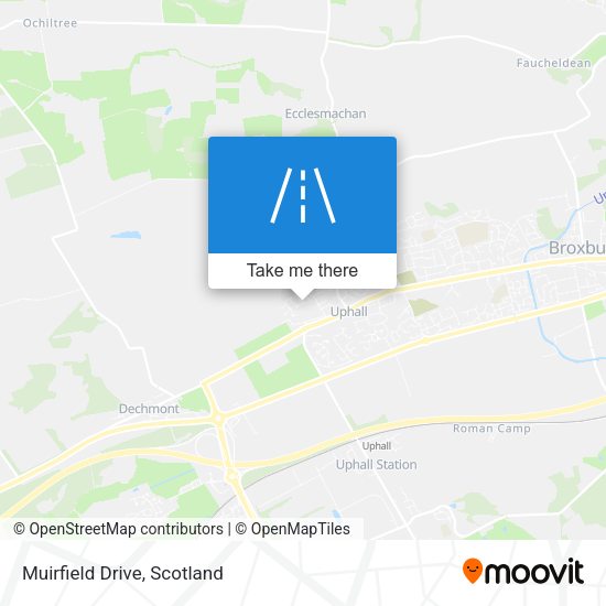 Muirfield Drive map