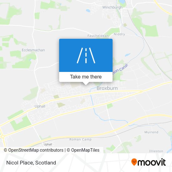 Nicol Place map