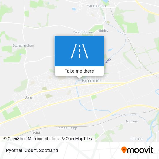 Pyothall Court map