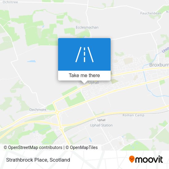 Strathbrock Place map