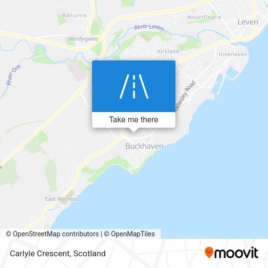 Carlyle Crescent map