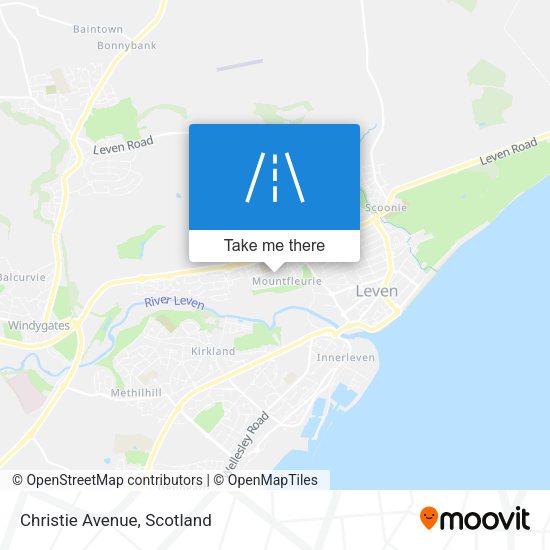 Christie Avenue map