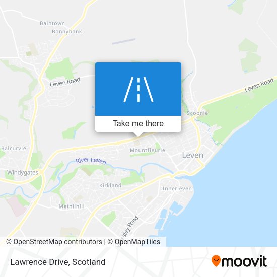 Lawrence Drive map