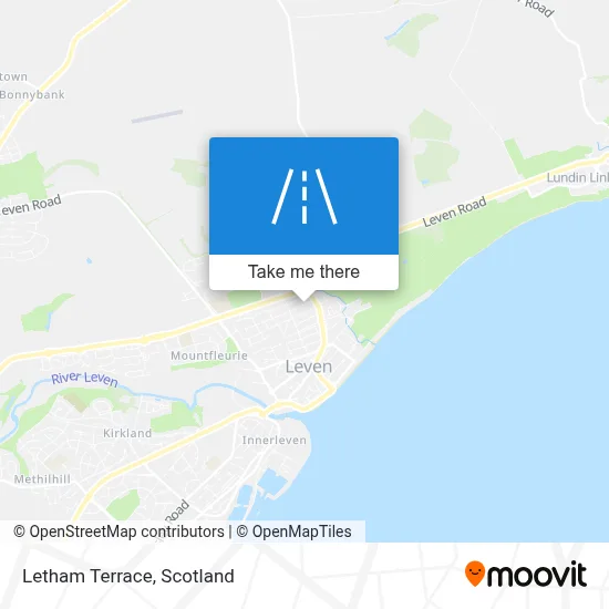 Letham Terrace map