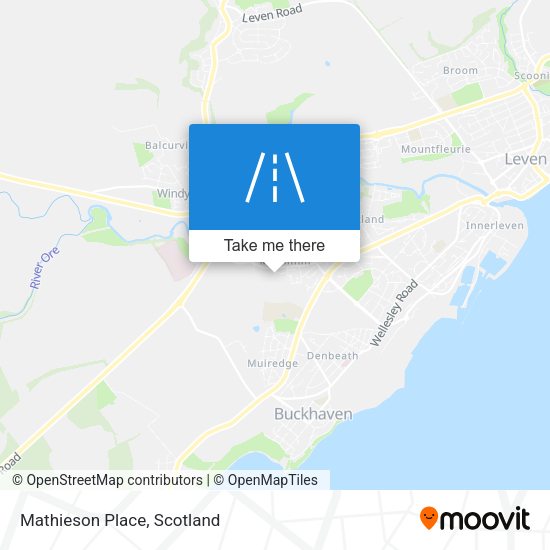 Mathieson Place map