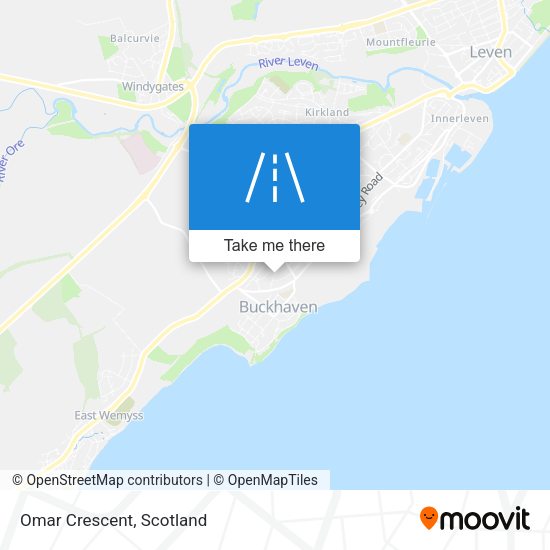 Omar Crescent map