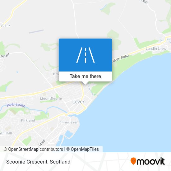 Scoonie Crescent map