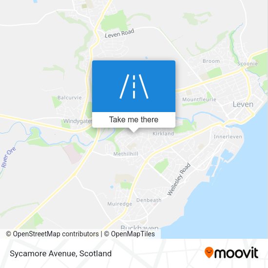 Sycamore Avenue map
