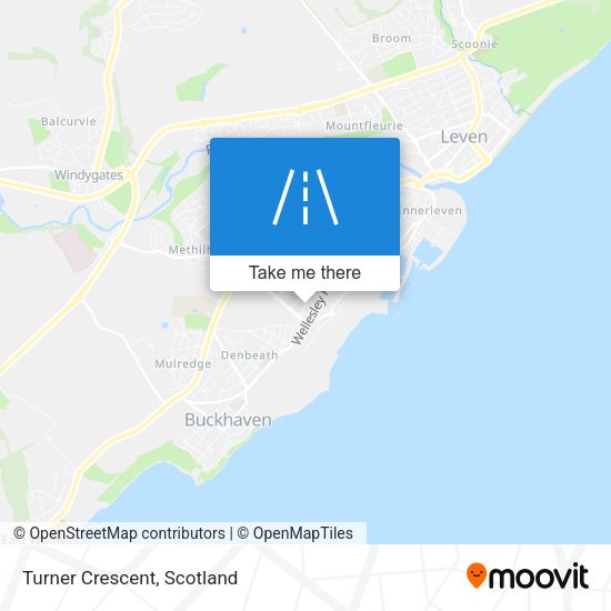 Turner Crescent map