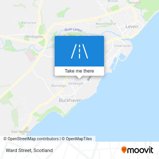 Ward Street map