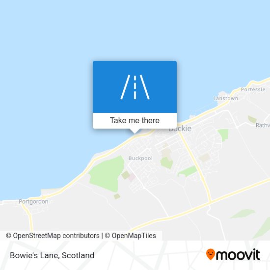 Bowie's Lane map