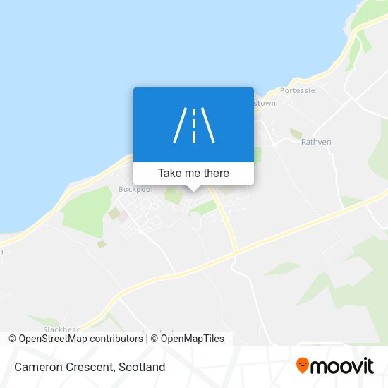Cameron Crescent map