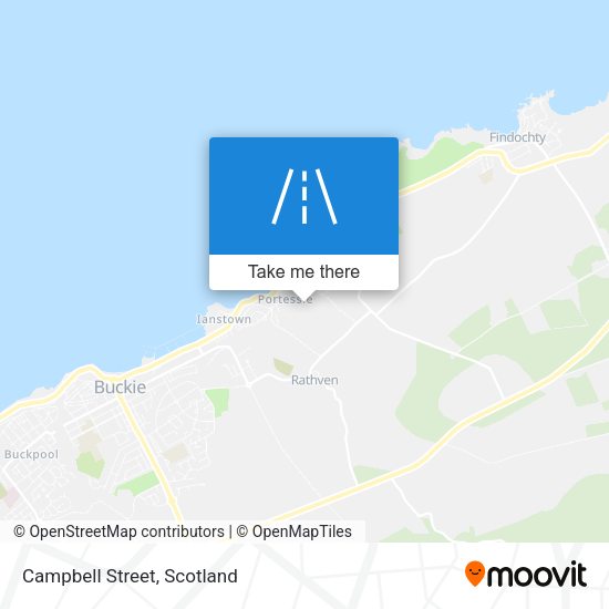 Campbell Street map