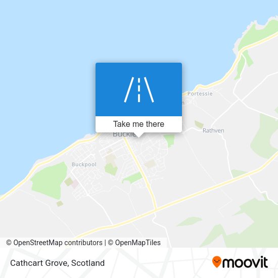Cathcart Grove map