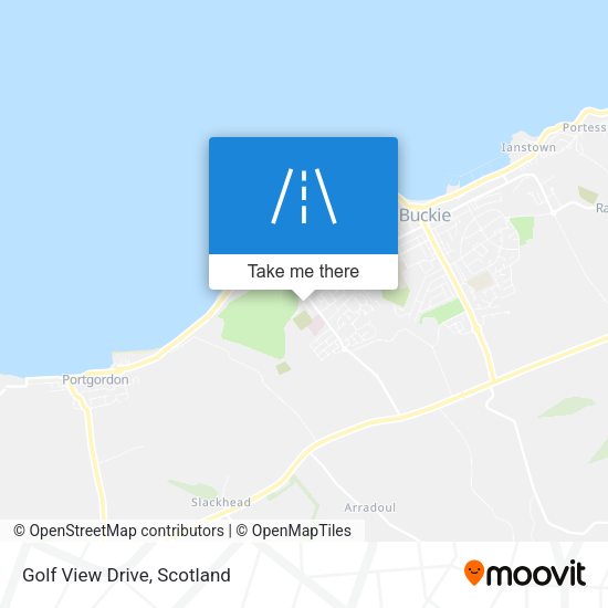 Golf View Drive map