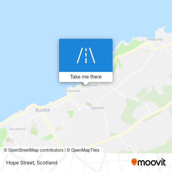 Hope Street map