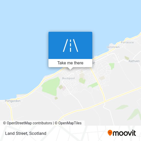 Land Street map