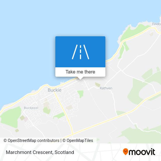 Marchmont Crescent map